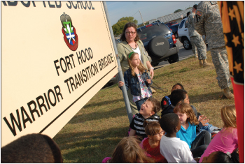 Warrior Transition Brigade partners with Clarke Elementary